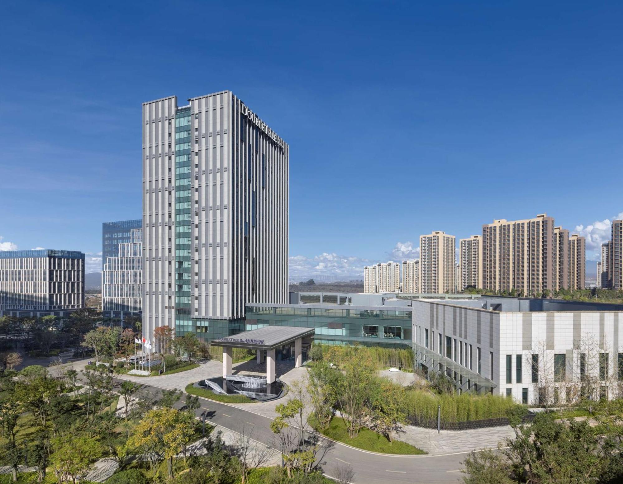 Doubletree By Hilton Kunming Airport Hotel Exterior foto